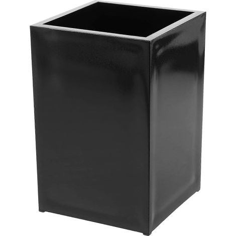 Porte-stylo de bureau/boîte de rangement pour fournitures de bureau, noir, 10,00 x 6,50 x 6,50 cm, articles ménagers. (1/5)