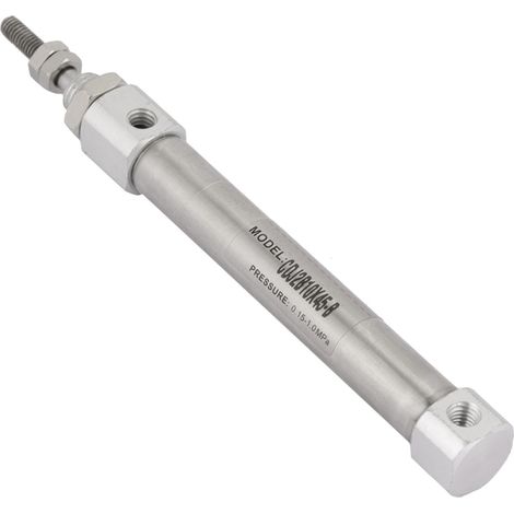 Cylindre pneumatique double effet en acier inoxydable CDJ2B10-45B, diamètre 10 mm, course 45 mm (1/5)