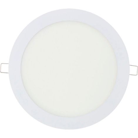 LED-Einbaudownlight rund 20W Kaltlicht 6400K 1500lm weiß  EDM Ø 22,5 cm 31565