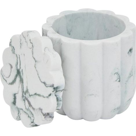 Pot à Coton "Marby" 9cm Blanc