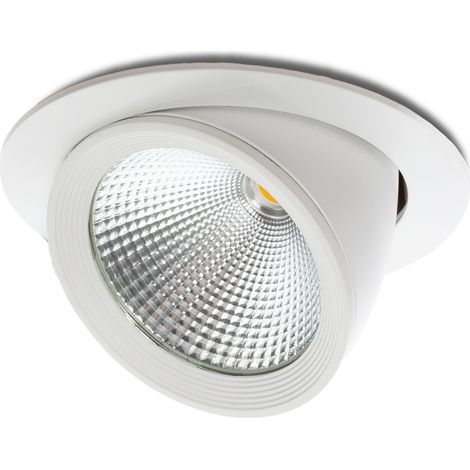 Foco Downlight LED 40W  4000Lm 4200ºK Orientable UGR17 50.000H [JW-40W-G-W]