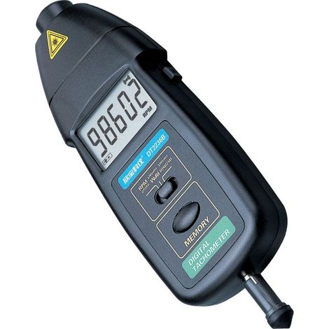 Compte Tour digital/Tachymétre Optique Laser et Contact (DT2236B) (1/5)