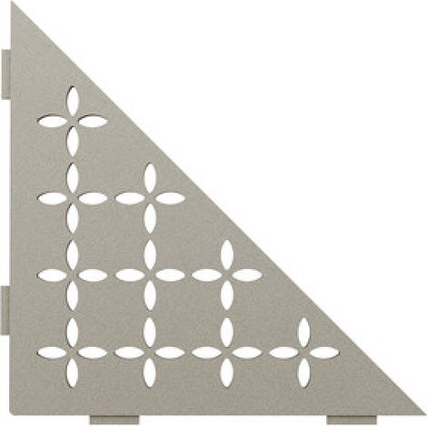 Tablette FLORAL S1 SCHLUTER Finition Alu structurée Gris pierre "TSSG"