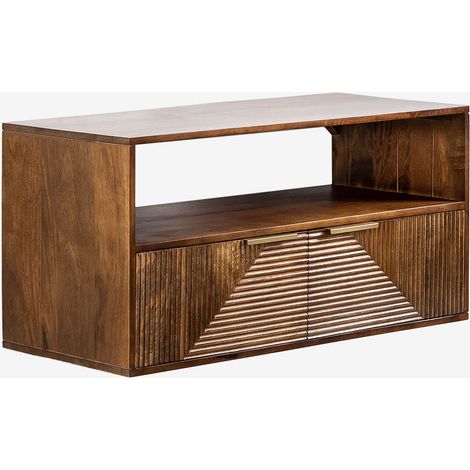 Conjunto de mueble de baño suspendido en madera de mango Baty SKLUM       