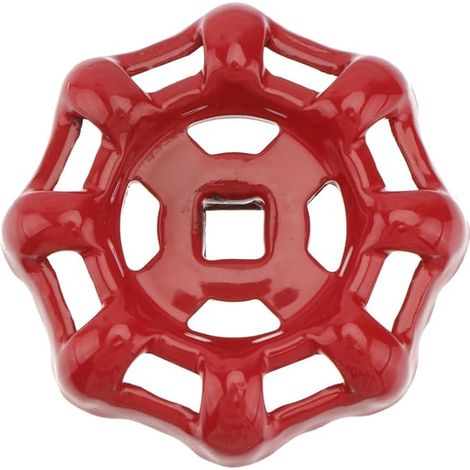 Vanne à main, 7 x 7 mm Robinet Poignée Vanne à Bille Blocage Rouge Roue Ronde Poignée de Remplacement (1/5)
