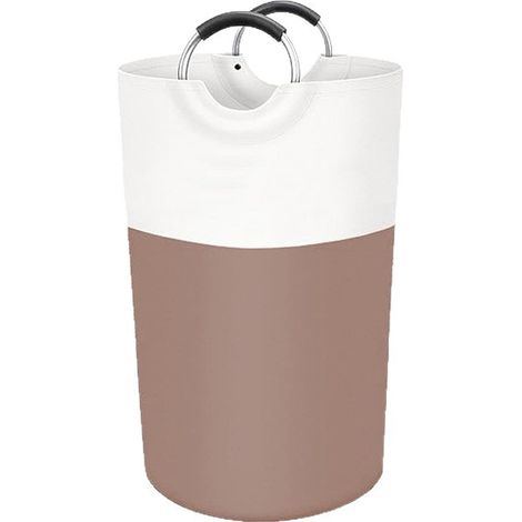 Panier à linge sale en tissu patchwork pliable, bac de rangement pour jouets et salle de bain (1/5)