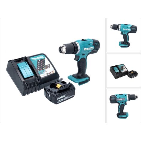 Makita DDF 453 RT1 Akku Bohrschrauber 18 V 42 Nm + 1x Akku 5,0 Ah + Ladegerät (1/5)