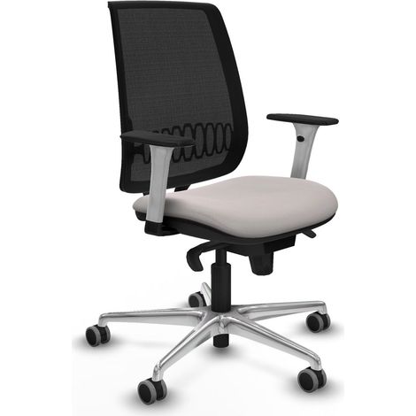 Chaise piqueras y crespo Alares blanc maille aluminium (1/2)