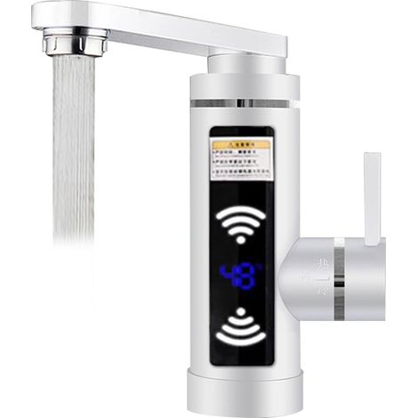 Robinet électrique instantané, angle réglable, affichage numérique LED, chauffe-eau rapide - à brancher (1/5)