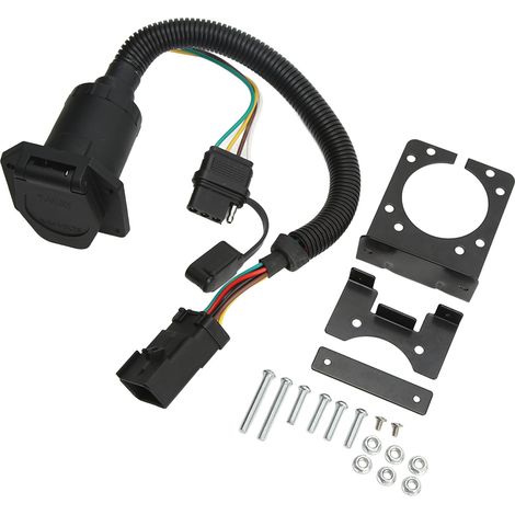 Faisceau de câbles de remorque, 7 broches, 4 prises multiples, cordon de remorquage 20135 de remplacement pour Dodge Ram 1500 2000 – 2008 (1/5)