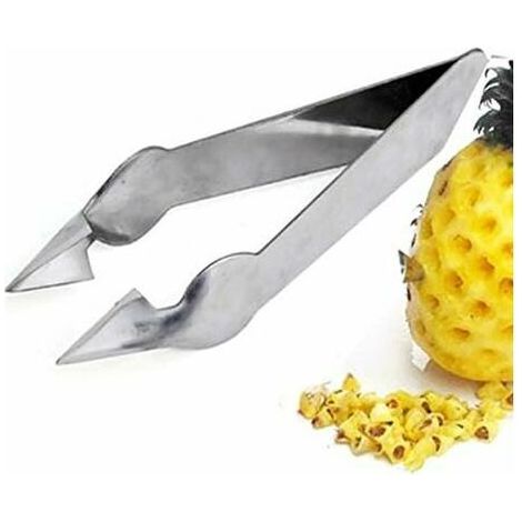 Pince en Acier Inoxydable Ananas Oeil Peeler Couteau Ananas De Eye Remover (1/5)