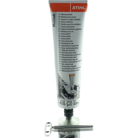 STIHL Mehrzweckfett Multilub Tube 225 g 07811201110 Schmierfett (1/3)