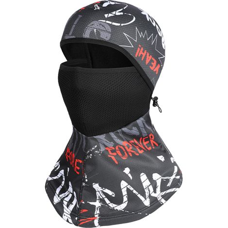 Cagoule Avec Masque Échangeur De Chaleur Amovible - Clip Nasal Réglable Anti-Buée - Pour Moto Et Sports D'hiver - 1 Pièce (1/2)