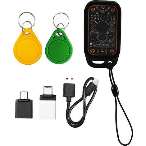 Chameleon V3.0 RFID Smart Chip NFC-Lesegerät/Kopierer mit 1UID-Schlüsselanhänger + CUID-Schlüsselanhänger, IC-ID-Karten-Dekodierung und Reset (1/5)
