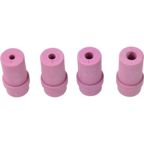 Juego de 4 boquillas cerámicas para cabina de chorro de arena (4 mm, 5 mm, 6 mm, 7 mm) (100)