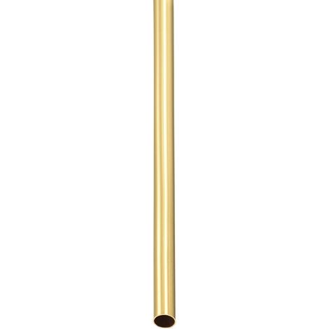 4 mm x 0.2 mm x 300 mm (ODxWall TxL) Brass Tube – 1 Pack – Good for Machinery Equipment DIY Decorative Frame – Round Metal Pipe (1/5)