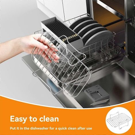 Backblech für Airfryer, kompatibel mit Tower T17099 und EK5729, antihaftbeschichtetes Backblech, robustes Ersatzteil (1/5)