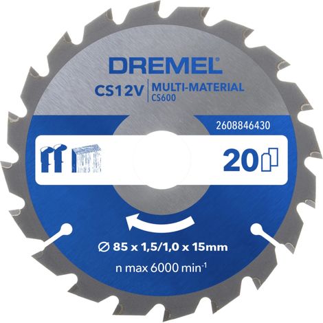 Lame de scie circulaire multi-matériaux 85 x 1,5/1 x 15mm (1/5)