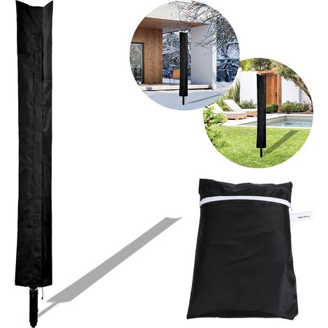Wolketon Housse de protection pour séchoir parapluie,168x28cm résistant aux intempéries,210D pour séchoir parapluie