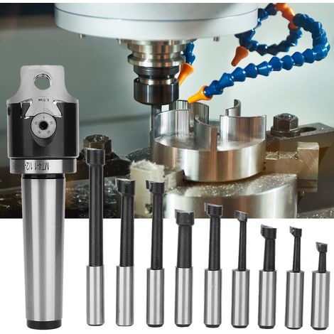 Tête d'alésage en acier au carbone haute dureté F1, filetage de queue 1-1/2-18UNF, tige M16 MT4 (1/5)