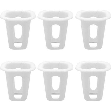 Lot de 50 godets en plastique perforé pour culture hydroponique, aquaponie et orchidées – maille fine, diamètre 9 cm (1/5)