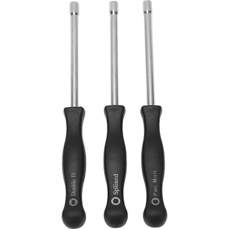 Ensemble de 3 tournevis de réglage de carburateur en alliage d'aluminium pour moteur 2 temps (1/5)