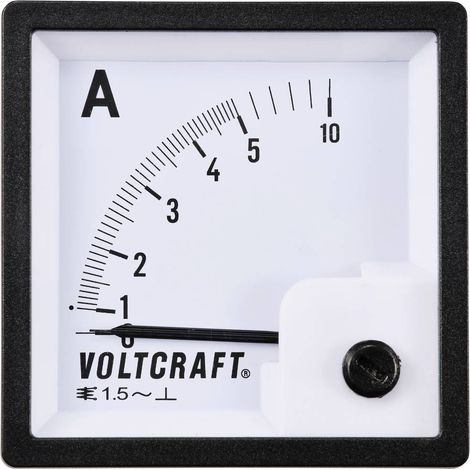 VOLTCRAFT AM-72X72/5A AM-72X72/5A Appareil de mesure encastrable analogique AM-72X72/5A 5 A Ferromag (1/2)