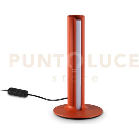 DORICA LAMPADA DA TAVOLO LED 3000K 8W  1100 lm DIMMERABILE ARANCIONE CANNETTATO