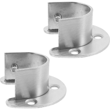 Supports de tringle à vêtements PACKOVE en acier inoxydable (1/5)