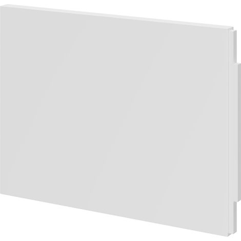 White 700mm Acrylic End Bath Panel (1/4)