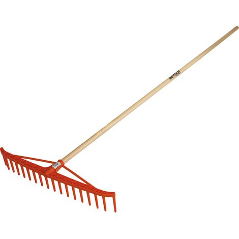 Gartenlaubrechen mit Holzstiel, 18 Zinken, 1600 x 450 mm, 06278
