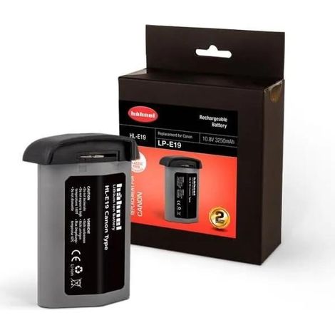 Batteria Hahnel HL-E19 ricaricabile agli ioni di litio 3250 mAh (1/3)