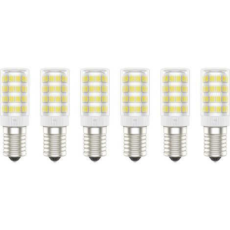 Ampoules LED E14, 5W (Équivalent à 50W), Blanc Froid (6000K), AC220-240V, Sans Scintillement, Non Dimmable, 300 Lumens, IRC80, Pack de 6 - (Blanc Froid, 5W) [Classe énergétique A+] (1/5)