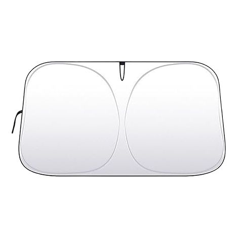 Auto-Sonnenschutz für die Frontscheibe, Sonnenschutz zum Schutz vor UV-Strahlen und hohen Temperaturen im Sommer für Autos, SUVs, Vans (145 x 80 cm) (1/5)