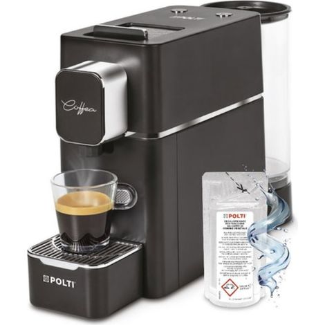 Dixedistribuzione Macchina da Caffè a Cialde ESE 44 mm 1400 W 19 Bar Nero