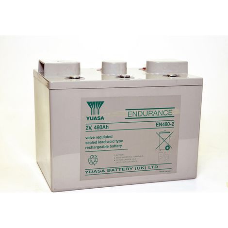 Yuasa - Batterie plomb AGM YUASA EN480-2 2V 480Ah M8-F