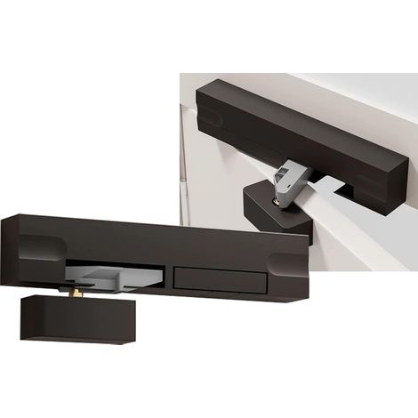 Ferme Porte Automatique, Groom Fermeture Porte, Anti-Pincement, Convient pour Les Portes Intérieures, Porte de 20Kg à 80Kg, 1 pièce (Gauche) (1/5)