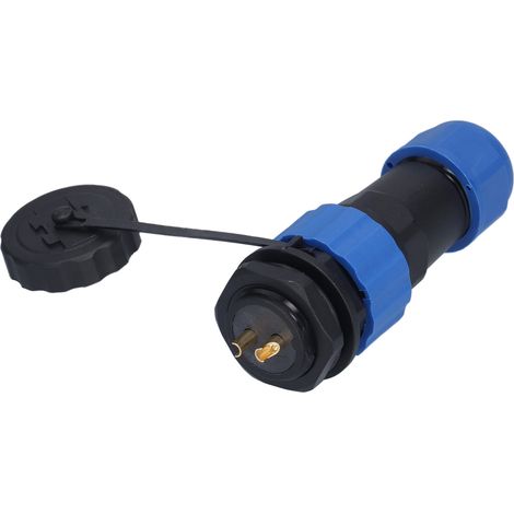 Connecteur étanche IP68 fiche aviation SP202 380V mâle femelle écrou arrière borne à broches (1/5)