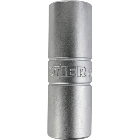 STIER Zündkerzen-Steckschlüsseleinsatz 1/2'', SW 16 mm, 16-er Nuss, Zündkerzennuss (1/3)