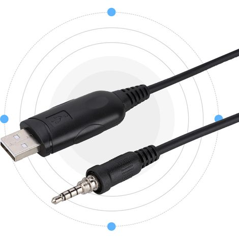 USB-Programmierkabel für YAESU VERTEX VX-6 VX-6E VX-6R VX-7E VX-7R Walkie-Talkies