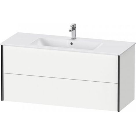 Support de lavabo sous plan XVIU 560x1210x480mm Prof. noir mat blanc mat (1/4)