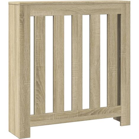 Cache-radiateur chêne sonoma 78x20x82 cm bois d'ingénierie (1/5)