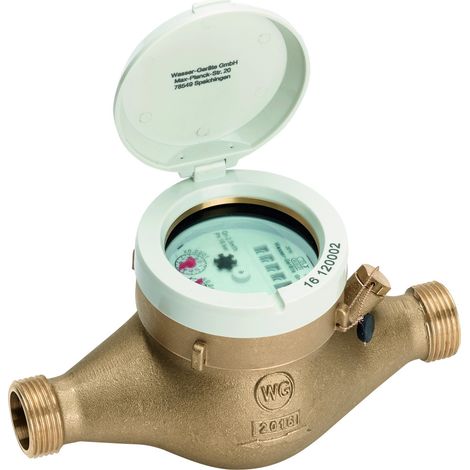 Mehrstrahl Hauswasserzähler 1 Zoll AG 190 mm Kaltwasser Wasseruhr