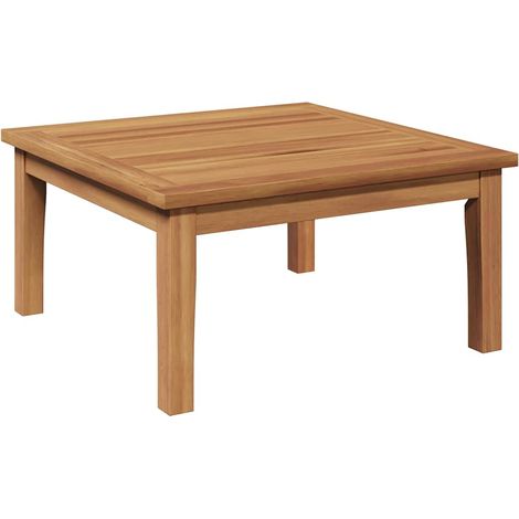 Table de jardin,Table d'extérieur Marron Teck massif CFW65642 (1/5)