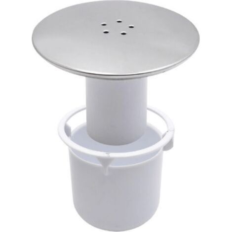 Couvercle de bonde de douche 90 mm chromé Sjqka – étanche, anti-odeurs et compatible Viega Tempoplex, installation rapide (1/5)