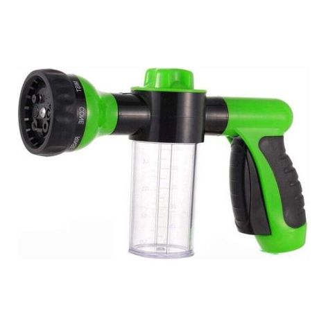 Schaumsprüher, Gartenwasserschlauch, Schaumdüse, Seifenspenderpistole für Autowäsche, Haustiere, Dusche, Pflanzen, Bewässerung,