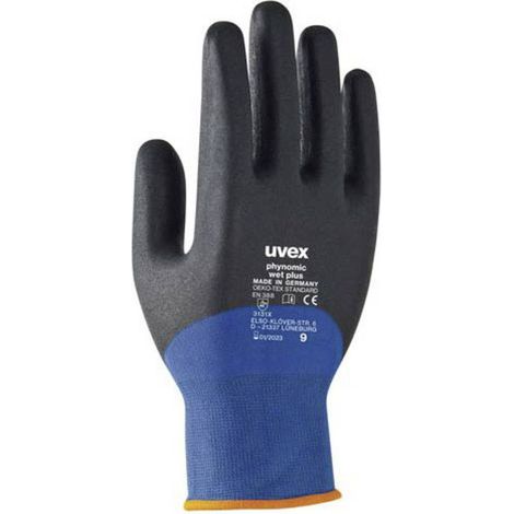 uvex 6006110 phynomic wet plus Guanto da lavoro Taglia (Guanti): 10 EN 388 1 Paio/a