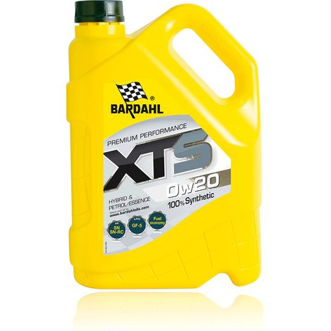 Huile 0W20 - XTS 100% Synthèse Essence et hybride - 5L - BARDAHL