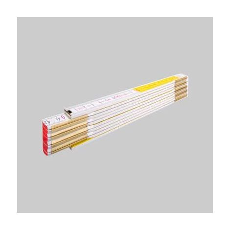 DOPPIO METRO LEGNO LACCATO METRICA