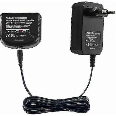 Chargeur de remplacement pour batteries Black & Decker 9,6 V, 12 V, 14,4 V et 18 V NiCd/NiMH HPB18-OPE (1/5)